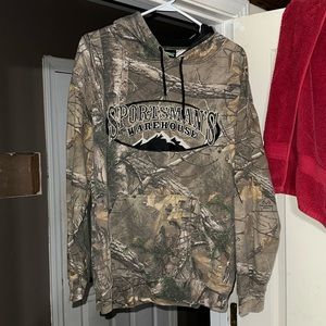 Sportsmans warehouse, camo shirt, size extra large